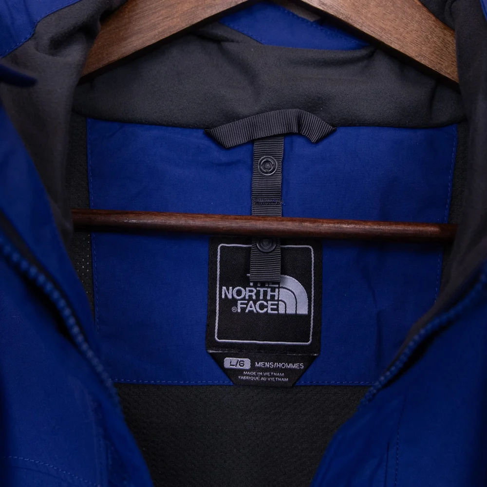 The North Face Performance blue zip up shell jacket-L